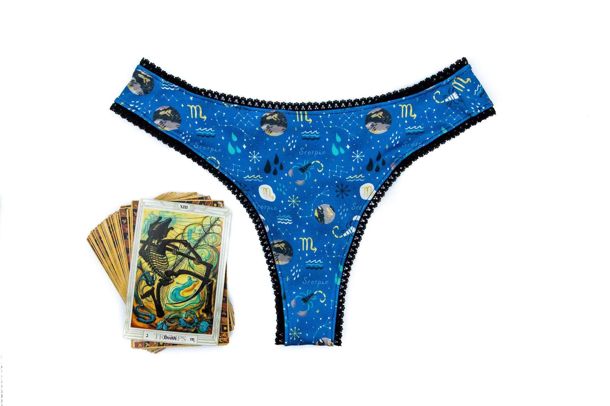 Astro Geek Thong Underwear - Dark Blue Scorpio Astrology Zodiac Sign